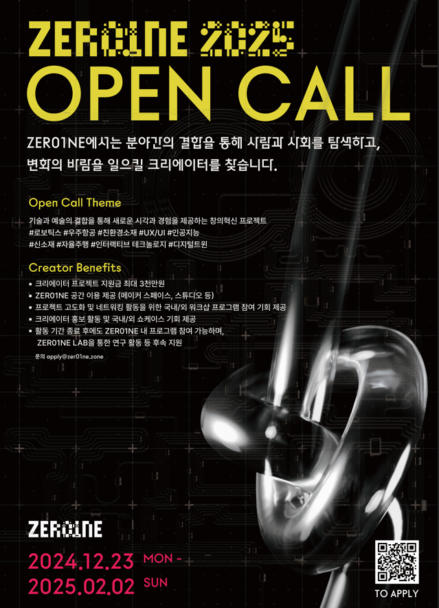 ZER01NE 2025 CREATOR OPENCALL